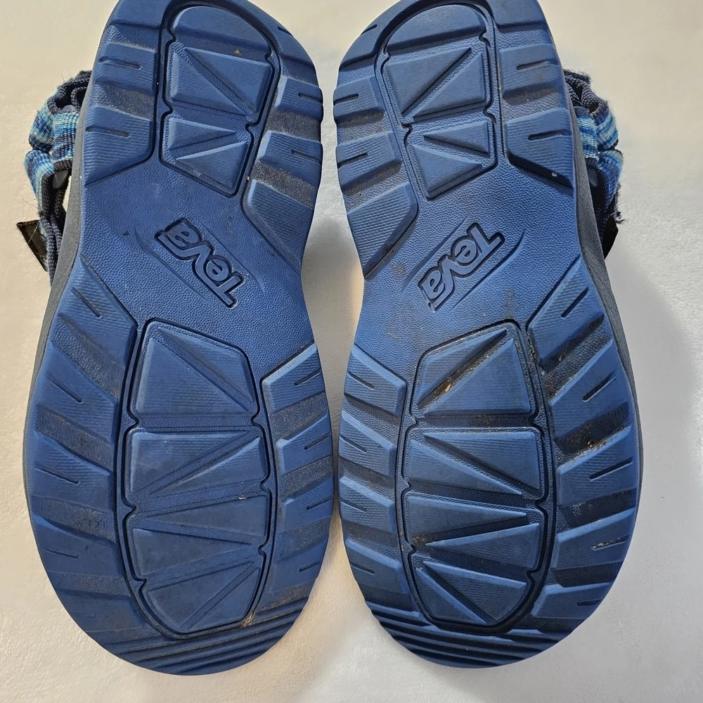 Teva Blue and Black Sandals